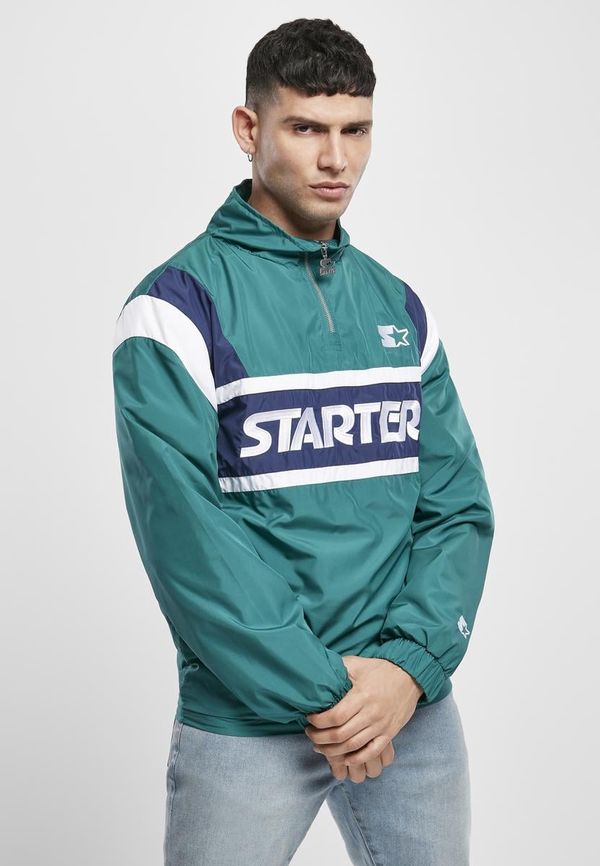 Starter Black Label Starter Half Zip Retro Jacket Retro Green/Blue Night/White