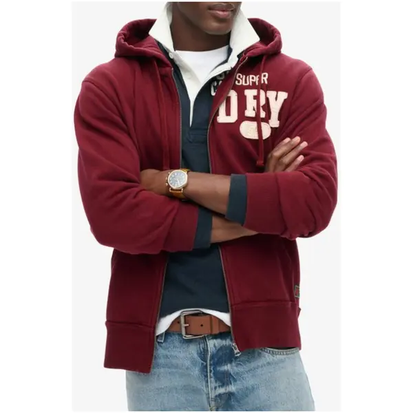 Superdry Superdry muška majica s kapuljačom na patentni zatvarač
