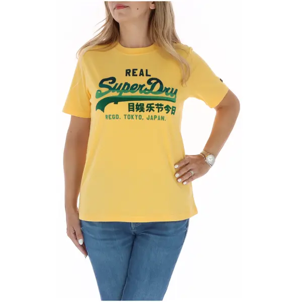 Superdry Superdry žuta majica kratkih rukava