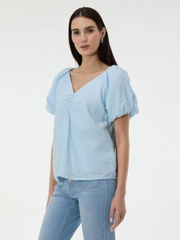 Orsay Svijetloplava ženska bluza ORSAY