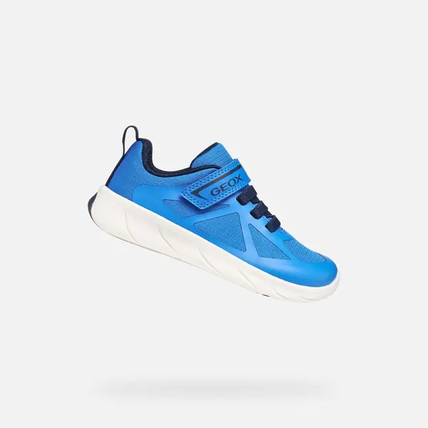 GEOX Svijetloplave dječje bosonoge tenisice Geox Foot-run