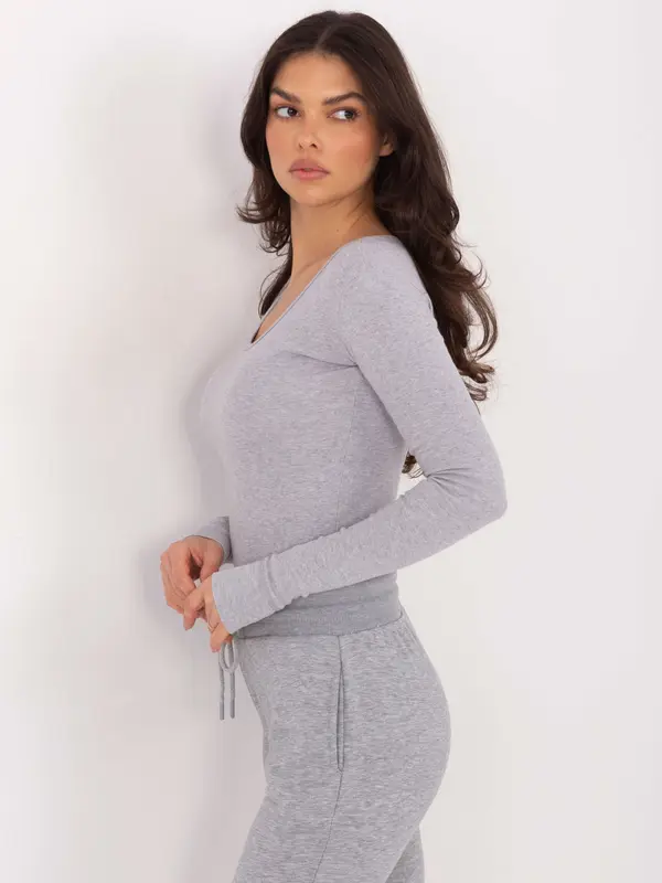 Factory Price Svijetlosiva bluza dugih rukava