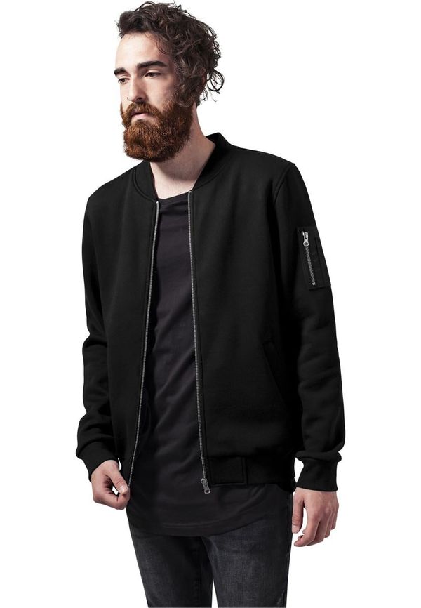 UC Men Sweat Bomber Jacket Black