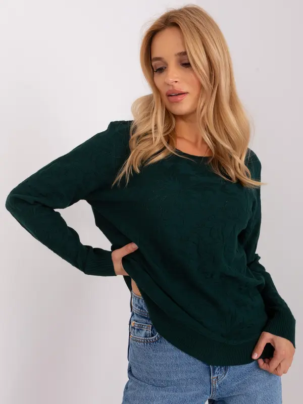Wool Fashion Italia Sweater-AT-SW-2231A.00P-dark green
