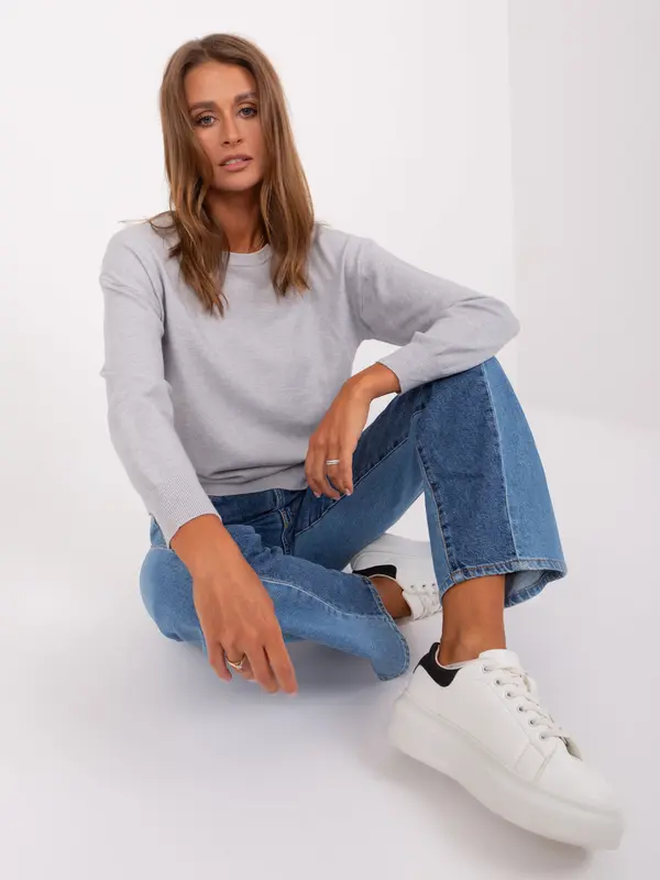 Wool Fashion Italia Sweater-AT-SW-2325.95P-light gray