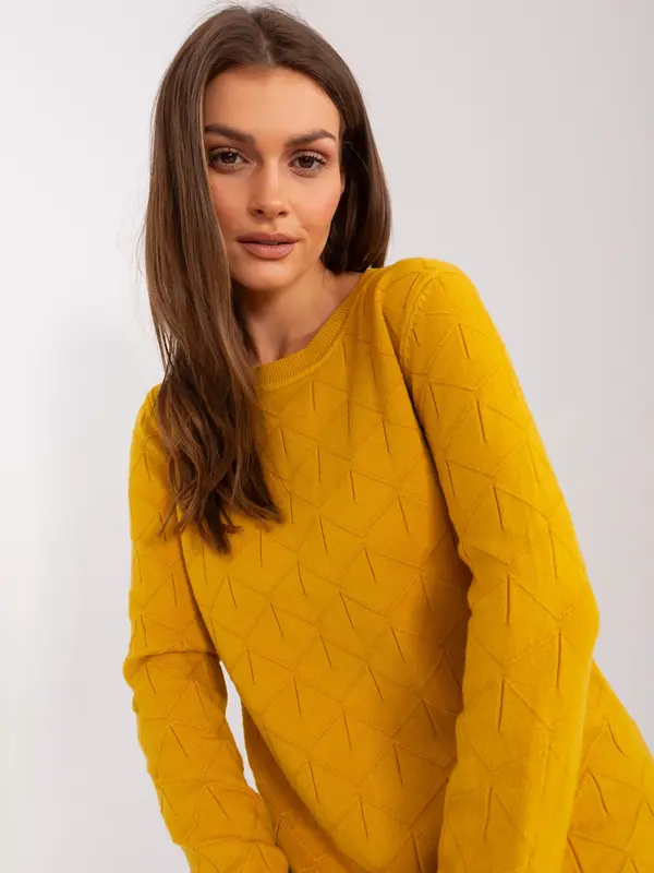 Wool Fashion Italia Sweater-AT-SW-232901.25X-Dark Yellow