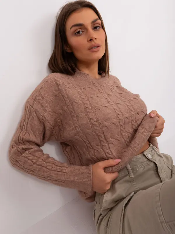 Wool Fashion Italia Sweater-AT-SW-2335.27-dark beige