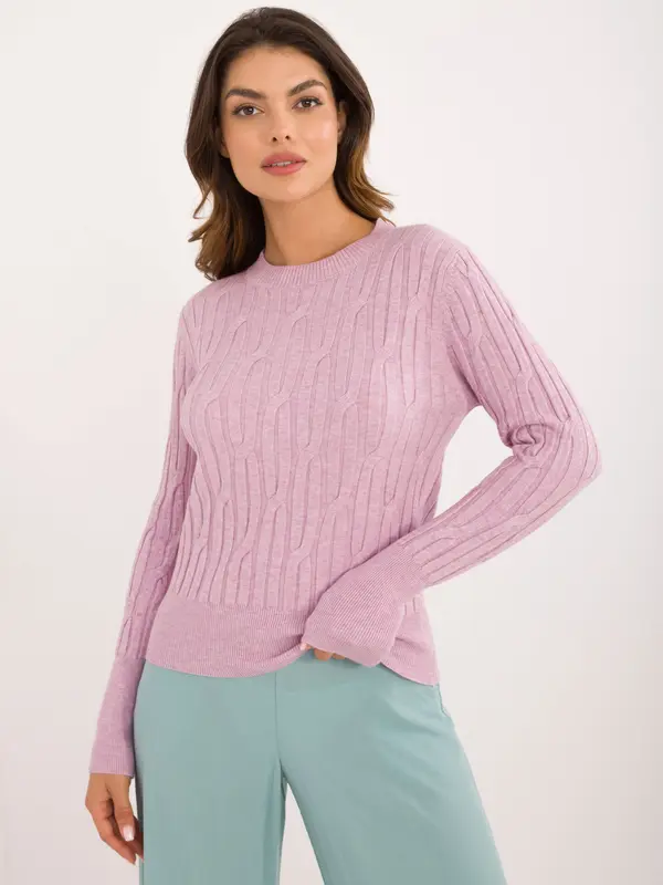 Wool Fashion Italia Sweater-AT-SW-2338-2.61-lilac