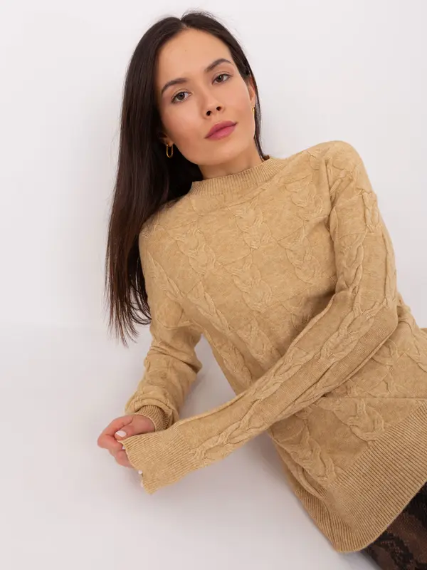 Wool Fashion Italia Sweater-AT-SW-2340.22-camel
