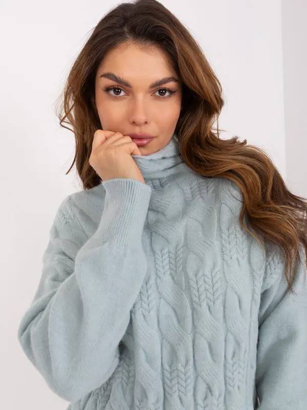 Wool Fashion Italia Sweater-AT-SW-23401.97P-mint