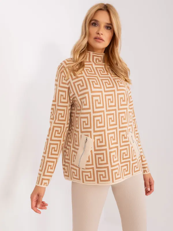 Wool Fashion Italia Sweater-AT-SW-2341.00P-camel