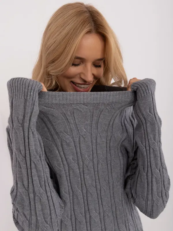 Wool Fashion Italia Sweater-AT-SW-2343.88-dark gray