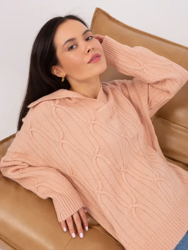 Wool Fashion Italia Sweater-AT-SW-2349-2.96-Peach