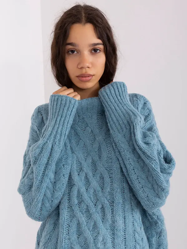 Wool Fashion Italia Sweater-AT-SW-2363-2.30-Blue