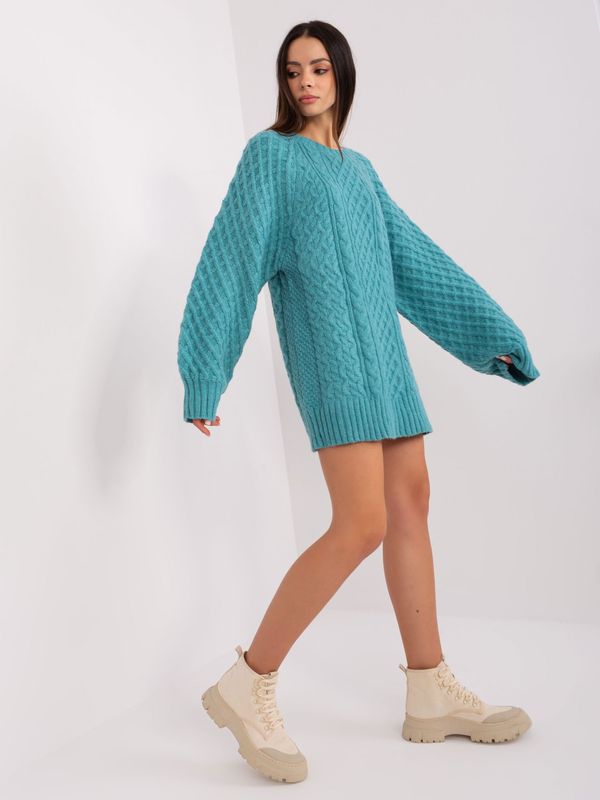 Wool Fashion Italia Sweater-AT-SW-2367-2.64P-Turquoise