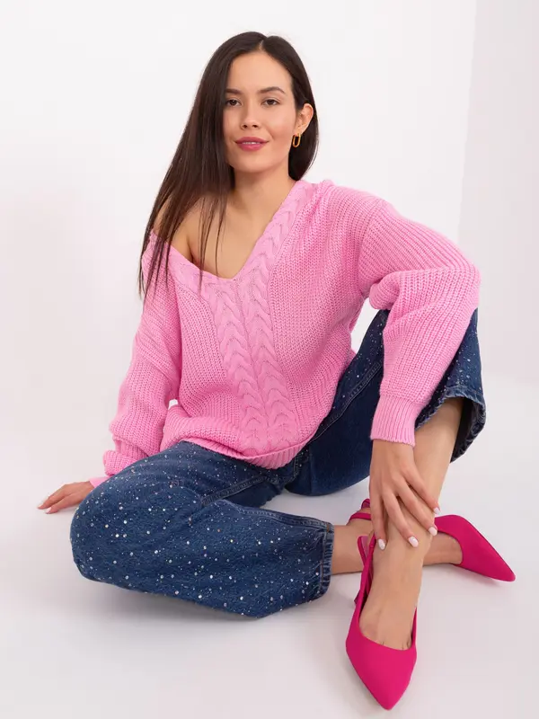 BADU Sweater-BA-SW-8028.77-pink