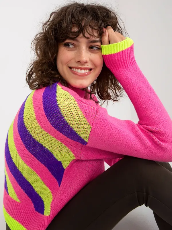 Factory Price Sweater-EM-SW-1027-01.01X-pink