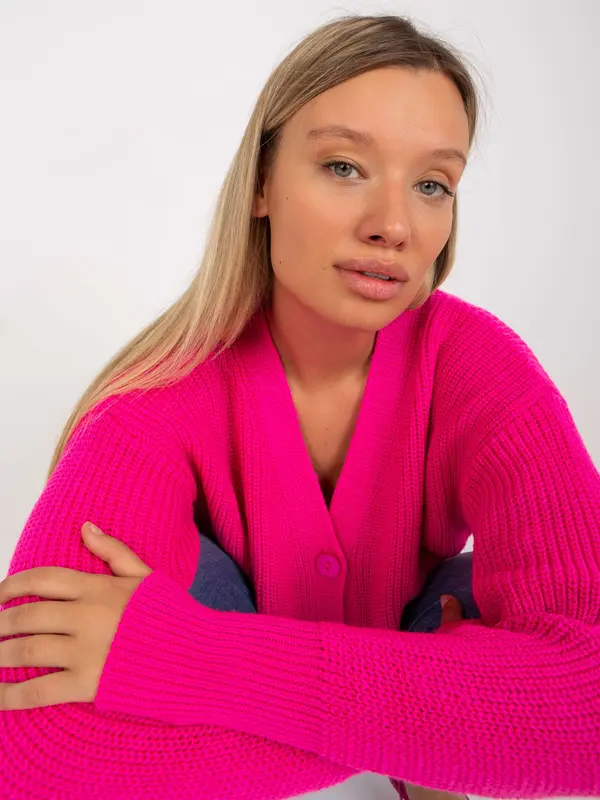 RUE PARIS Sweater-LC-SW-0321.06X-fluo pink