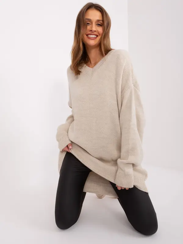 RUE PARIS Sweater-LC-SW-0341.12P-beige