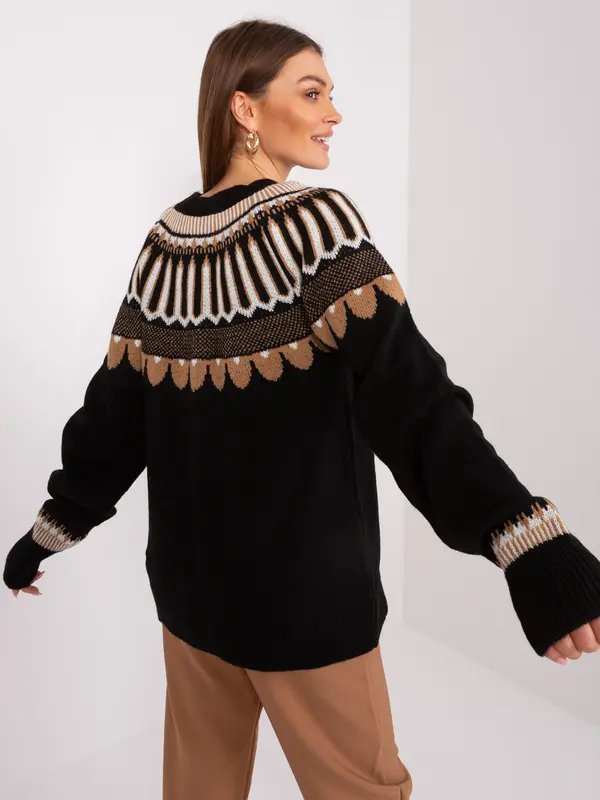 RUE PARIS Sweater-LC-SW-0342.06X-Black