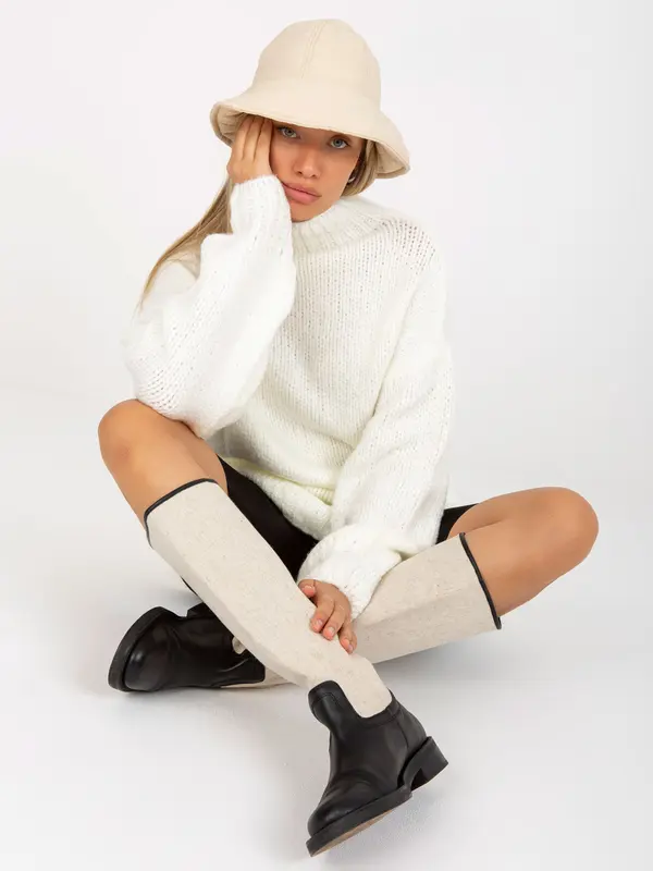 RUE PARIS Sweater-LC-SW-3018.97P-ecru
