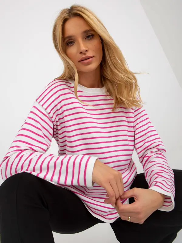 RUE PARIS Sweater-LC-SW-6006.22-Light Purple