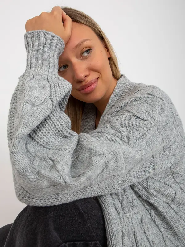 RUE PARIS Sweater-LC-SW-8032.34P-Grey