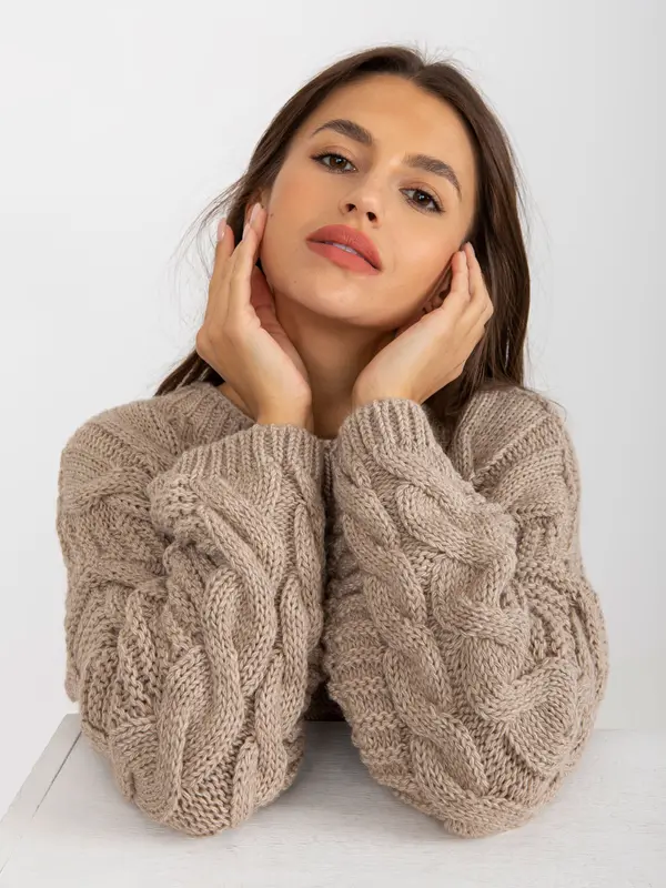 RUE PARIS Sweater-LC-SW-8044.06X-beige