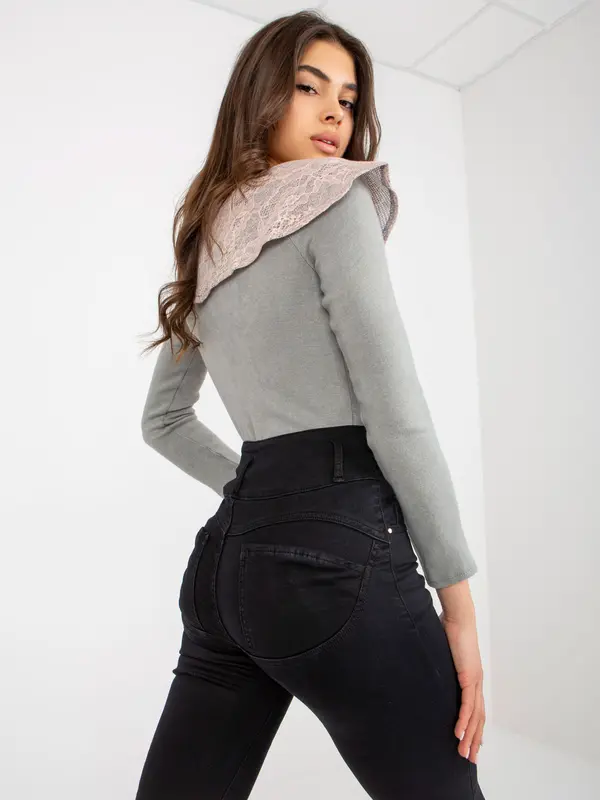 LAKERTA Sweater-LK-SW-506559-2.13-Grey-Pink