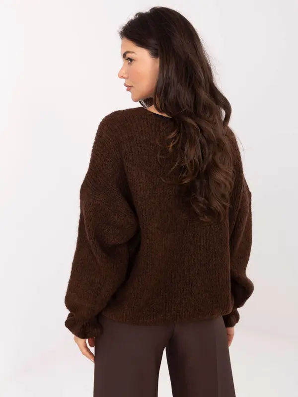 RUE PARIS Sweater-MI-SW-0904.82-dark brown