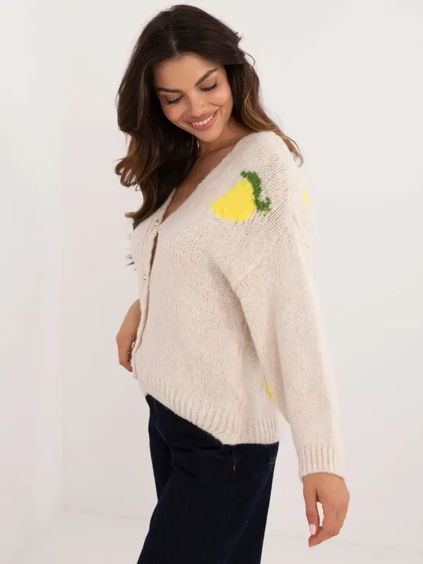 Italy Moda Sweater-MI-SW-2108.92-light beige