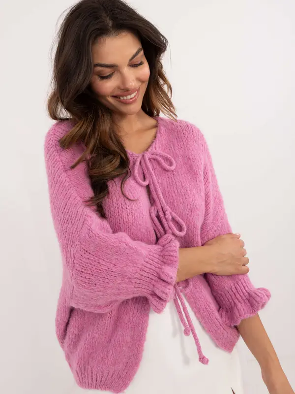 Italy Moda Sweater-MI-SW-2911.91-dark pink