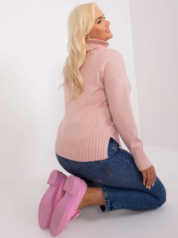 P-M Sweater-PM-SW-PM-3681.05P-light pink