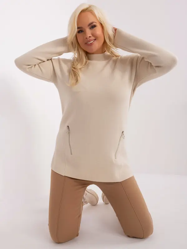 P-M Sweater-PM-SW-PM717.20-light beige