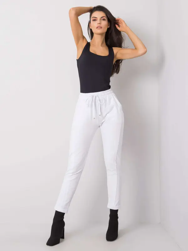BASIC Feel Good Sweatpants-RV-DR-3589.07X-white