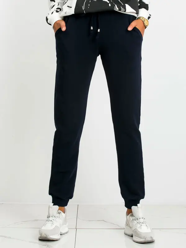 BASIC Feel Good Sweatpants-RV-DR-5040.00X-navy blue
