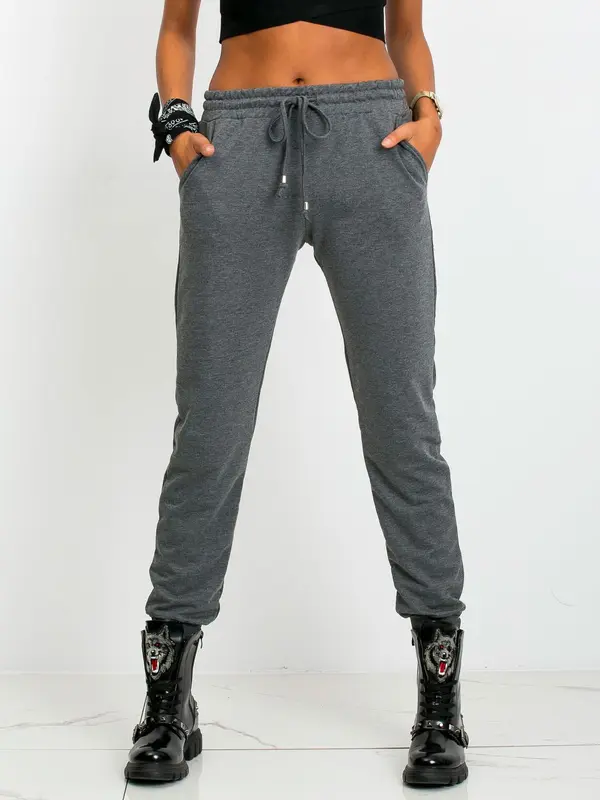 BASIC Feel Good Sweatpants-RV-DR-5040.09X-dark gray