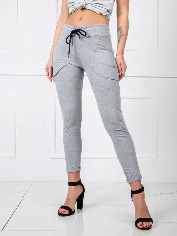 BASIC Feel Good Sweatpants-RV-DR-5424.08X-gray