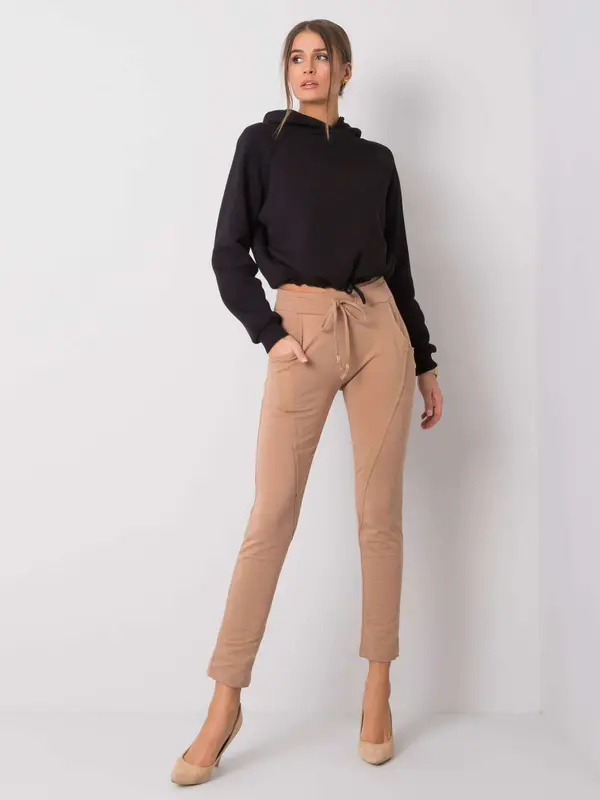 RELEVANCE Sweatpants-RV-DR-6073.18-camel