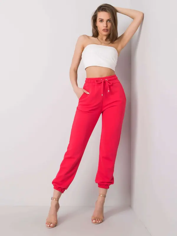 RUE PARIS Sweatpants-RV-DR-6120.03P-Coral