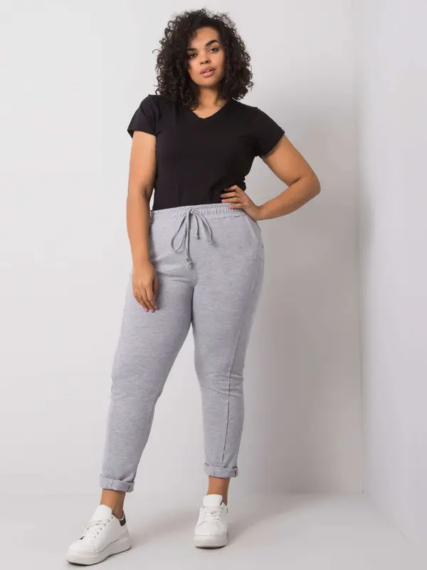 BASIC Feel Good Sweatpants-RV-DR-6300.19-gray