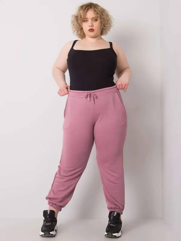 BASIC Feel Good Sweatpants-RV-DR-6331.86-dark pink