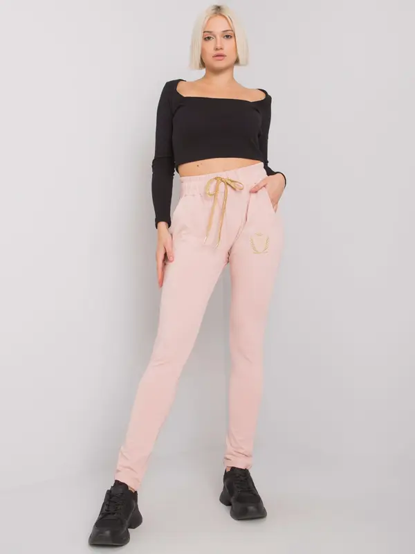 RELEVANCE Sweatpants-RV-DR-6685.70P-light pink
