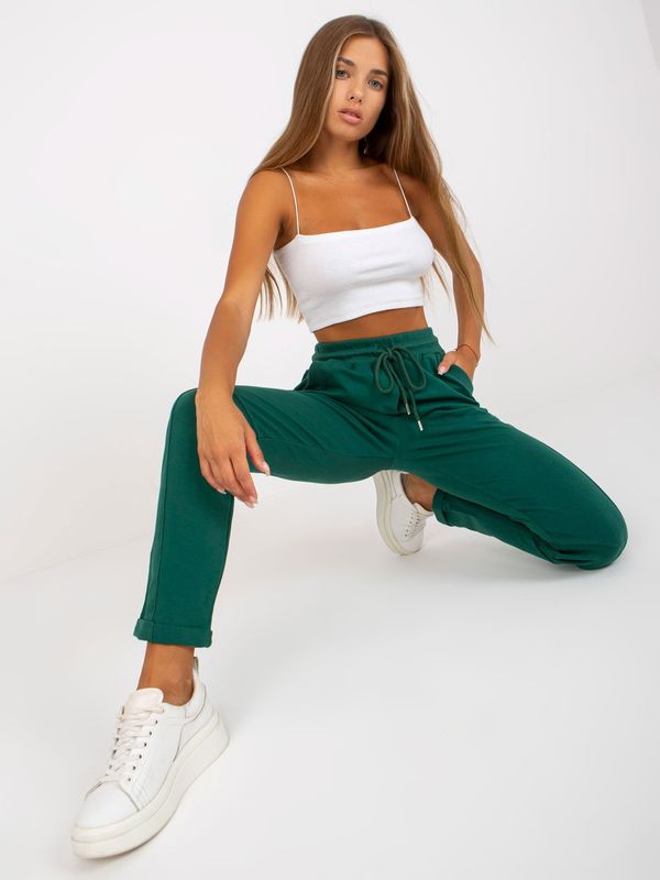 RELEVANCE Sweatpants-RV-DR-7517.22-dark green