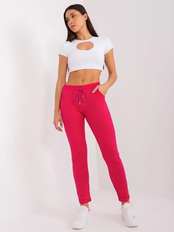 RELEVANCE Sweatpants-RV-DR-8694.37-fuchsia