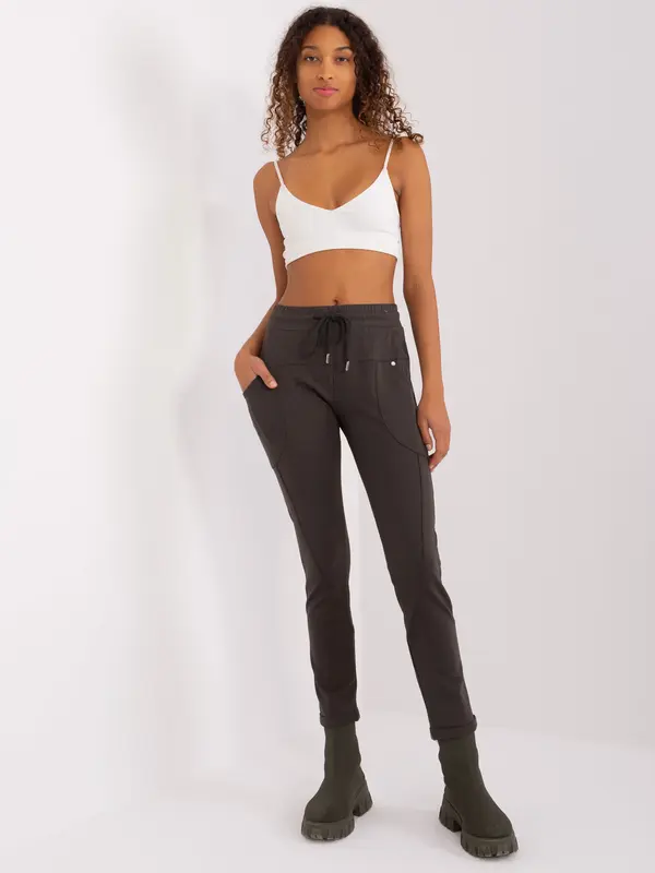 RELEVANCE Sweatpants-RV-DR-8696.20-khaki