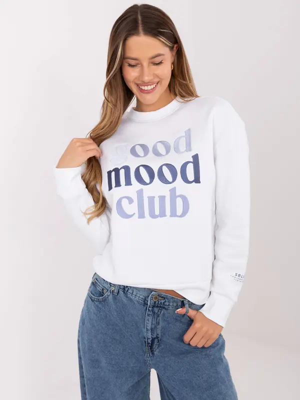 Sublevel Sweatshirt-D10608BC02801A1NO-white