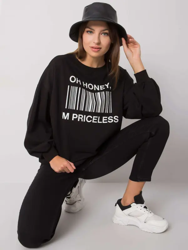 ex moda Sweatshirt-EM-BL-536/1U.84P-black