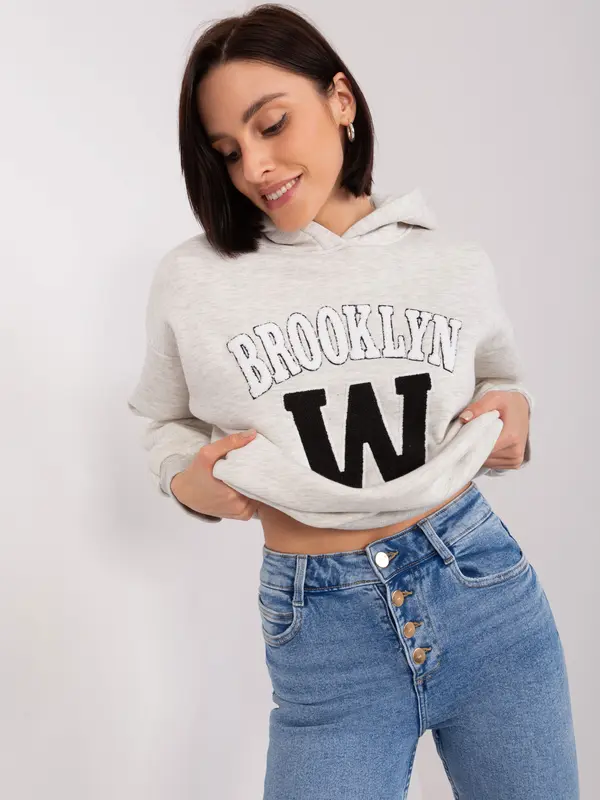 My Red Lips Sweatshirt-EM-BL-656-3.99P-light gray