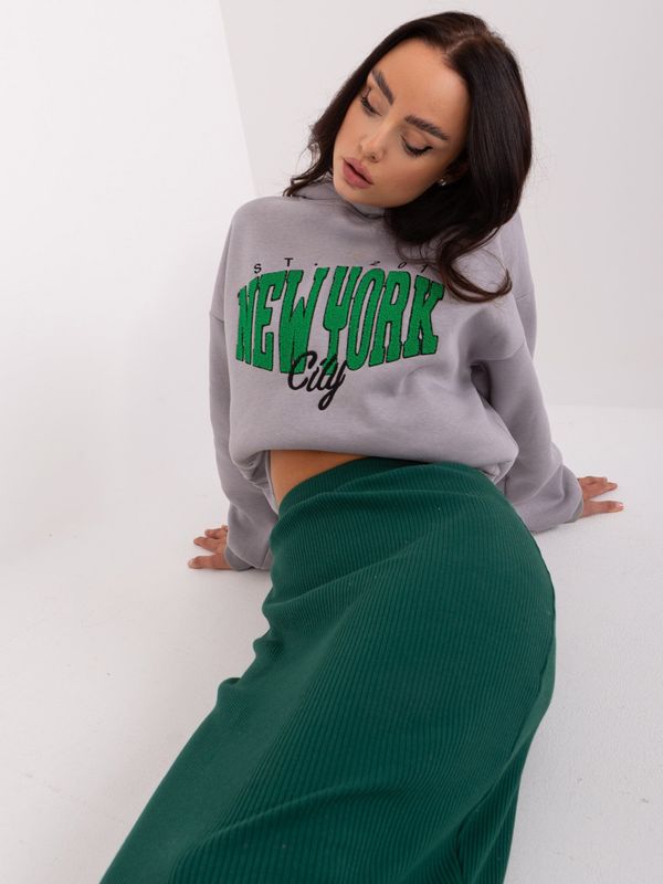 My Red Lips Sweatshirt-EM-BL-656-4.96P-grey